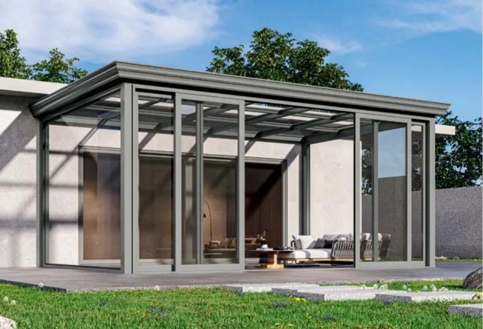 Garden glass room